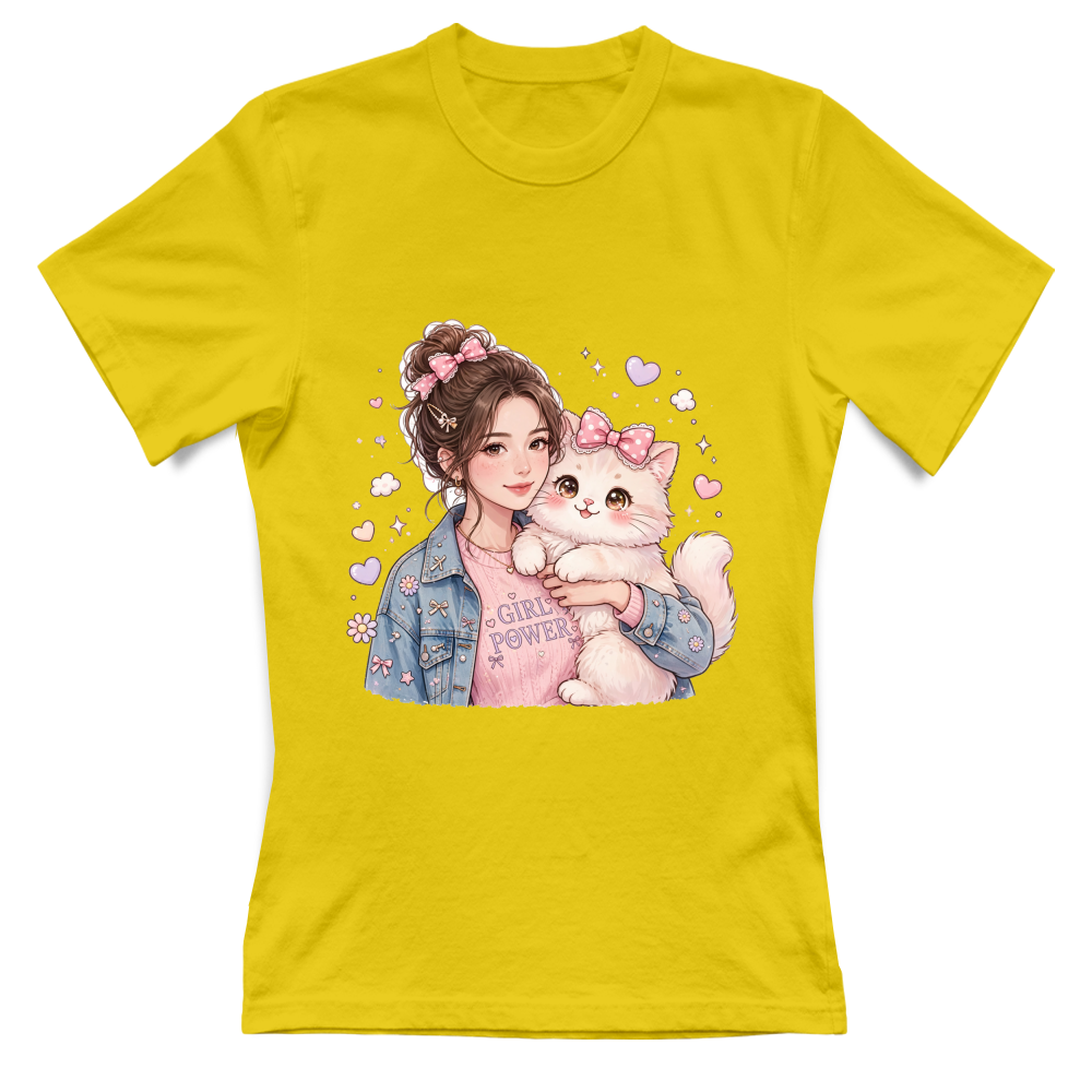 T-Shirt Donna Girl Power