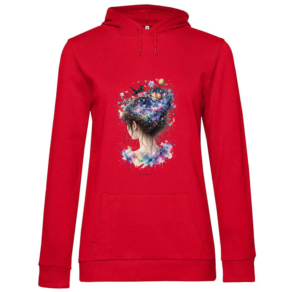 Hoodie Premium Women Galaxy run