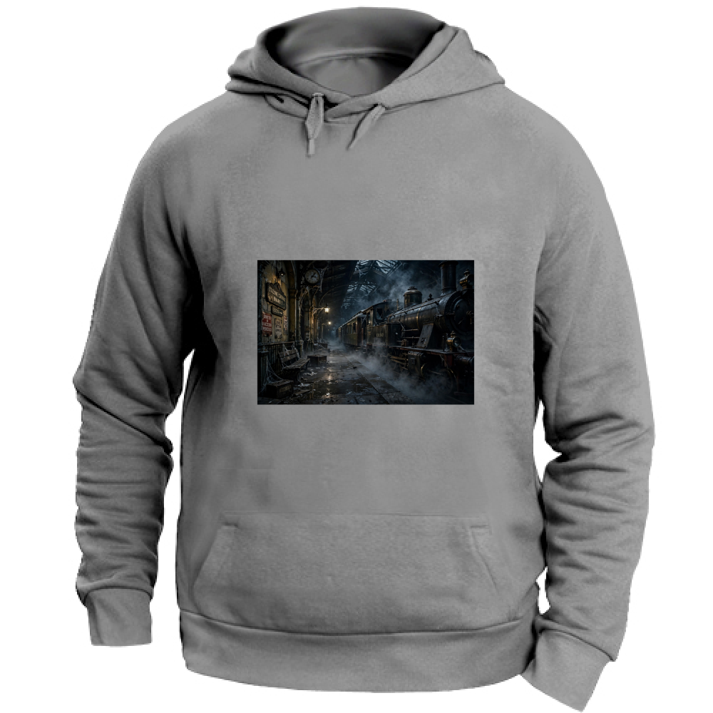 Felpa con Cappuccio Unisex STAZIONE HORROR