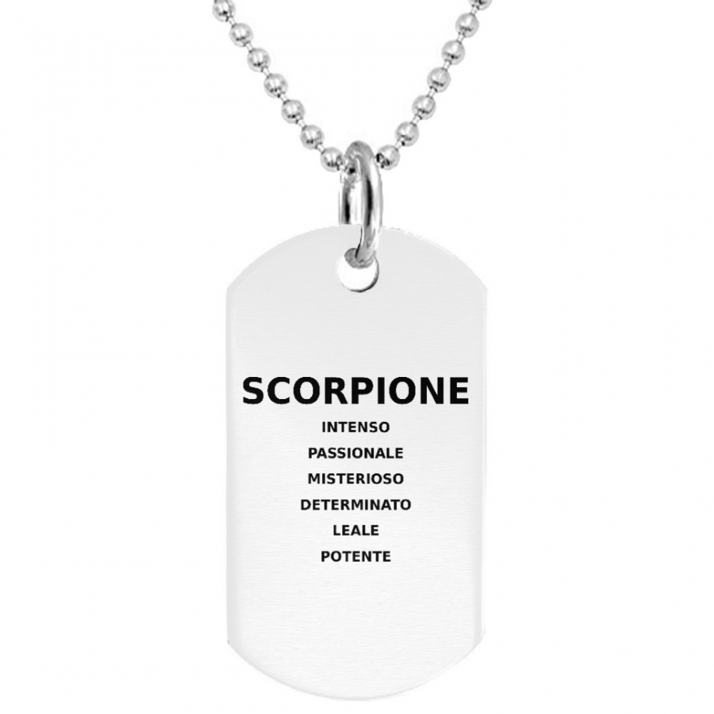 Medaglietta Scorpione