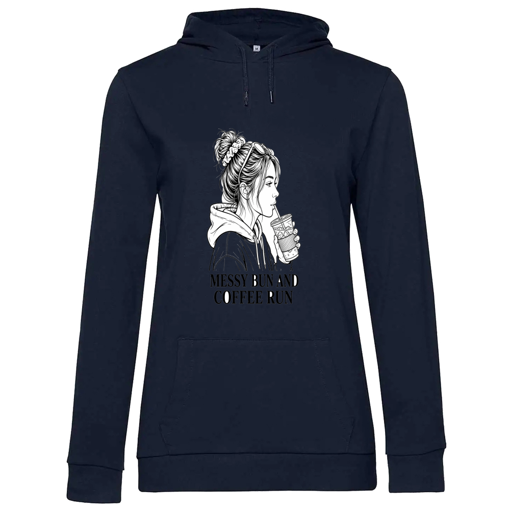 Hoodie Premium Women Coffee run