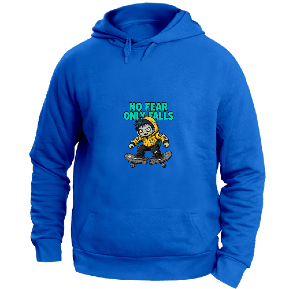 Felpa con Cappuccio Unisex SKATEBOARD ZOMBIE