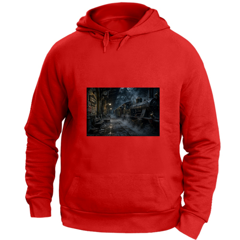 Felpa con Cappuccio Unisex STAZIONE HORROR