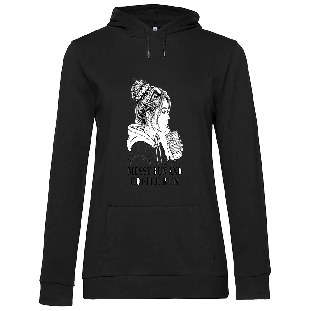 Hoodie Premium Women Coffee run