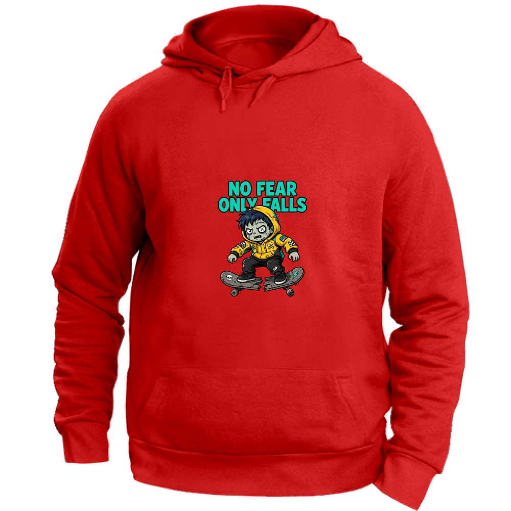 Felpa con Cappuccio Unisex SKATEBOARD ZOMBIE