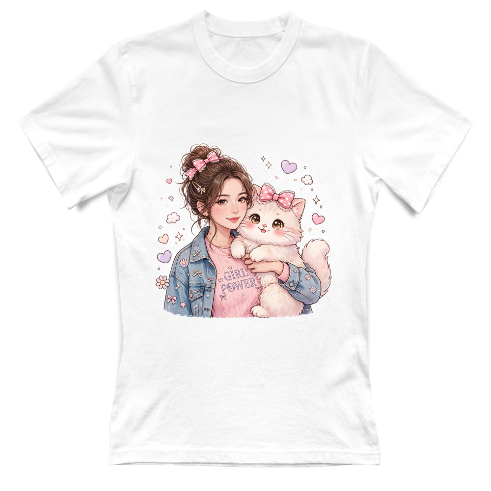 T-Shirt Donna Girl Power