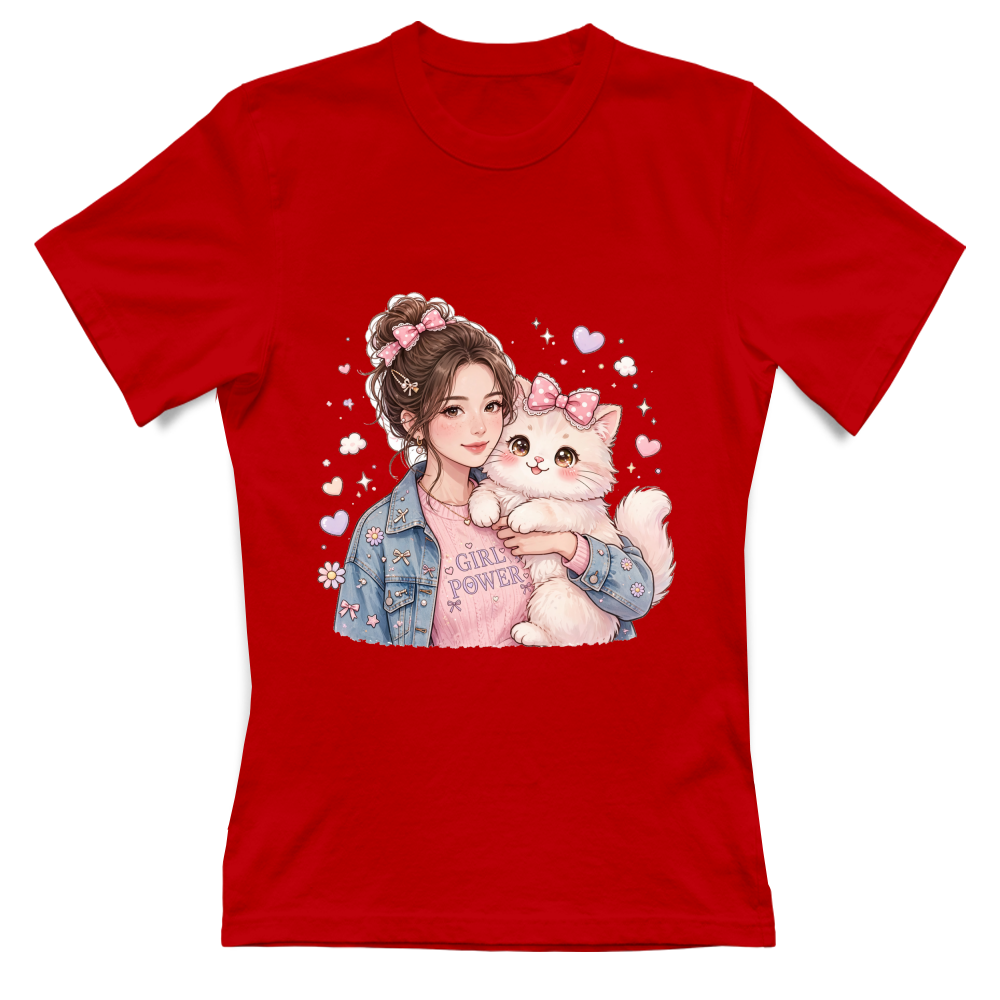 T-Shirt Donna Girl Power
