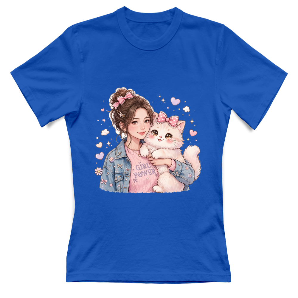 T-Shirt Donna Girl Power