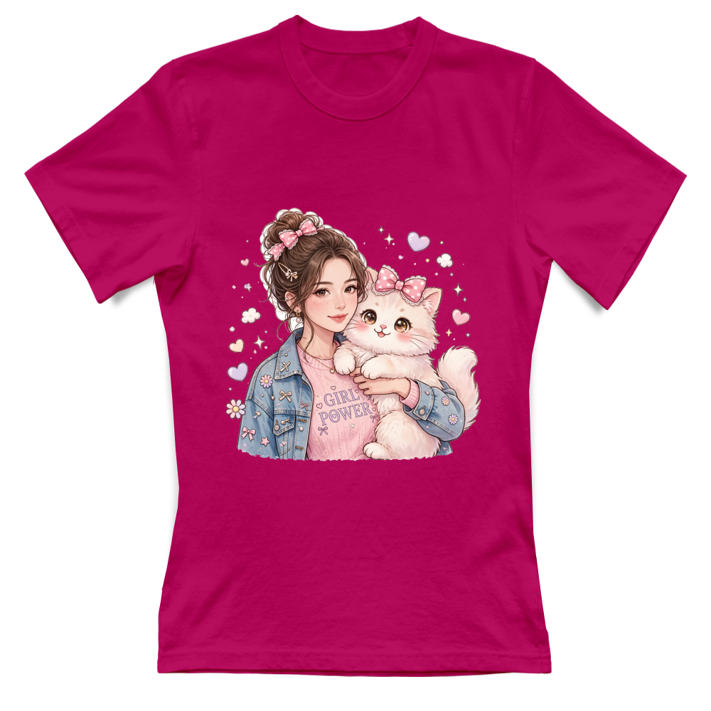 T-Shirt Donna Girl Power