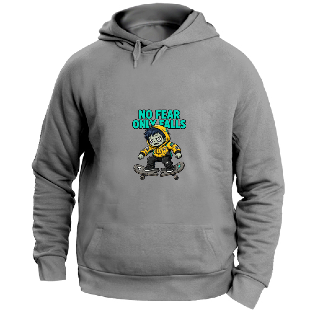 Felpa con Cappuccio Unisex SKATEBOARD ZOMBIE