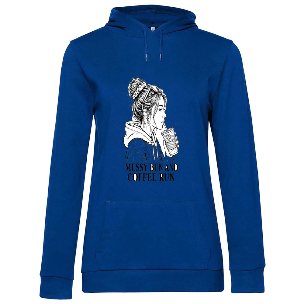 Hoodie Premium Women Coffee run