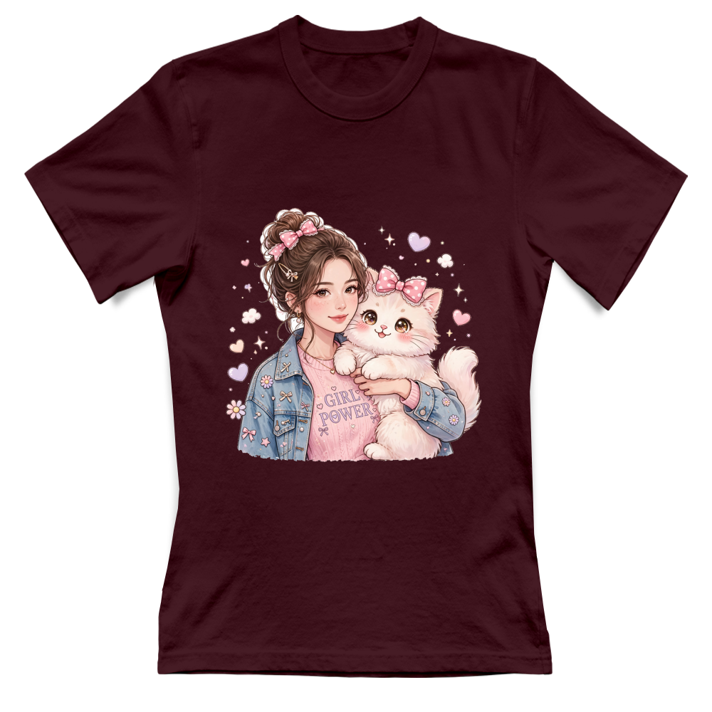 T-Shirt Donna Girl Power