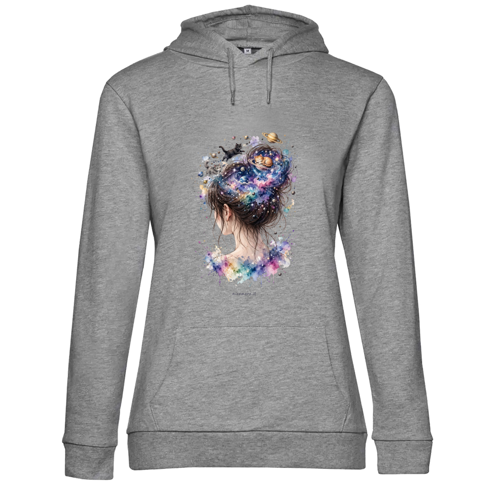Hoodie Premium Women Galaxy run