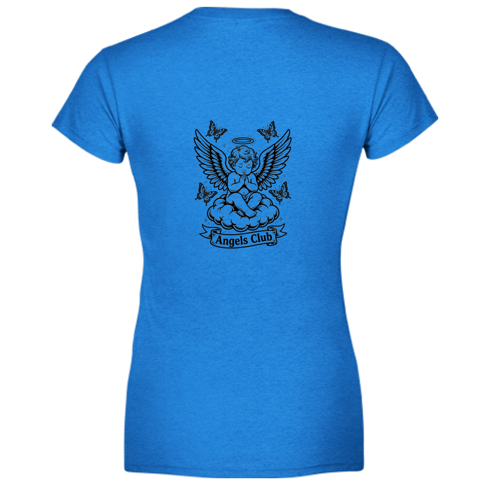 T-Shirt Donna Scollo V Angels