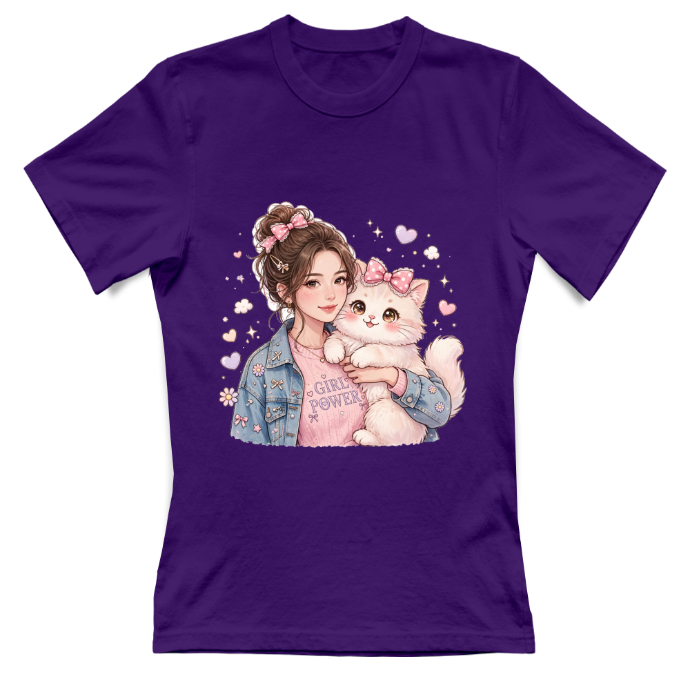 T-Shirt Donna Girl Power