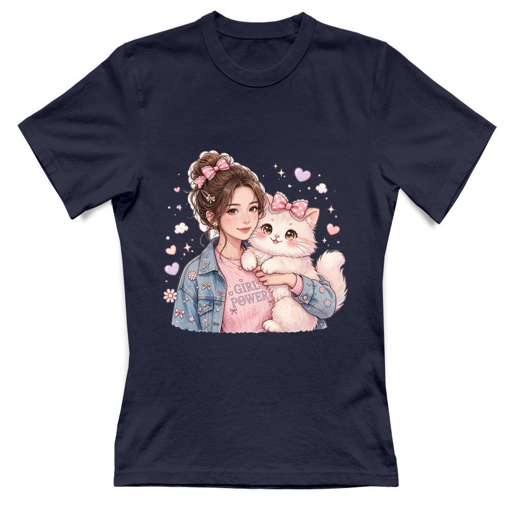 T-Shirt Donna Girl Power