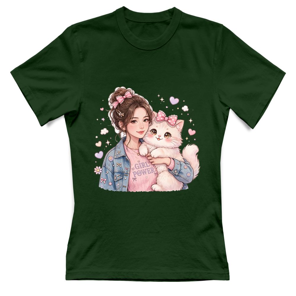 T-Shirt Donna Girl Power