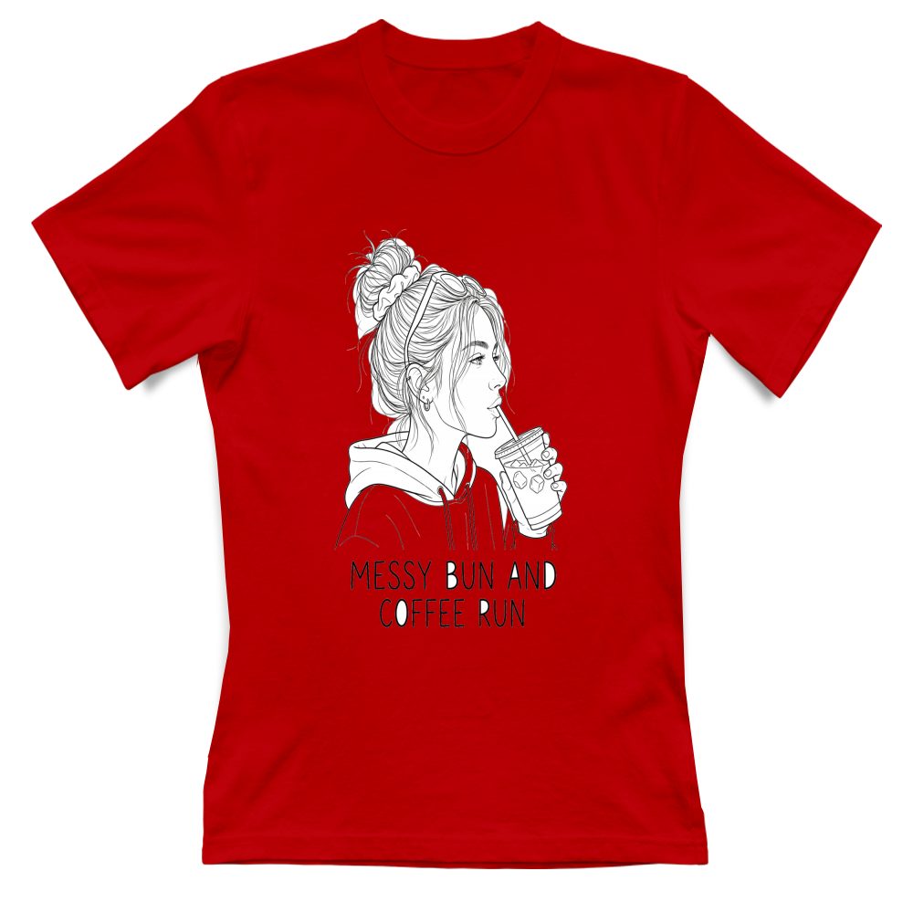 T-Shirt Donna Coffee Run