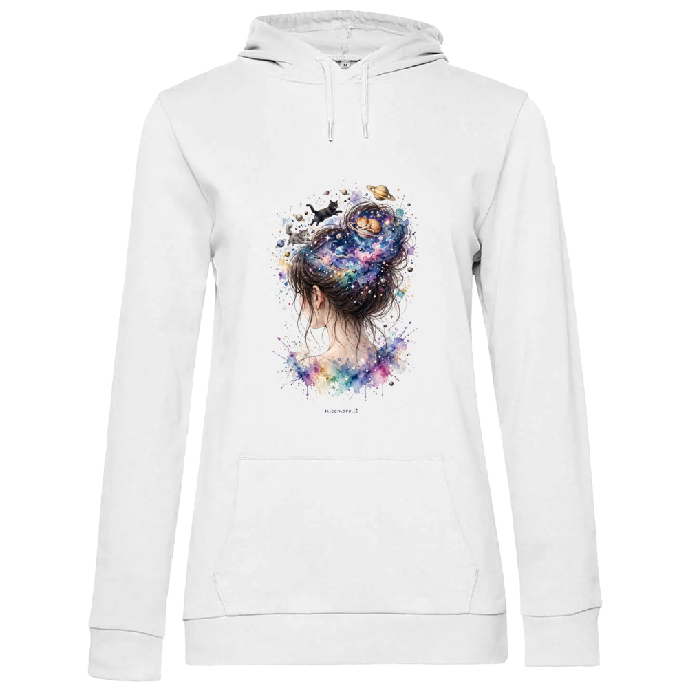 Hoodie Premium Women Galaxy run