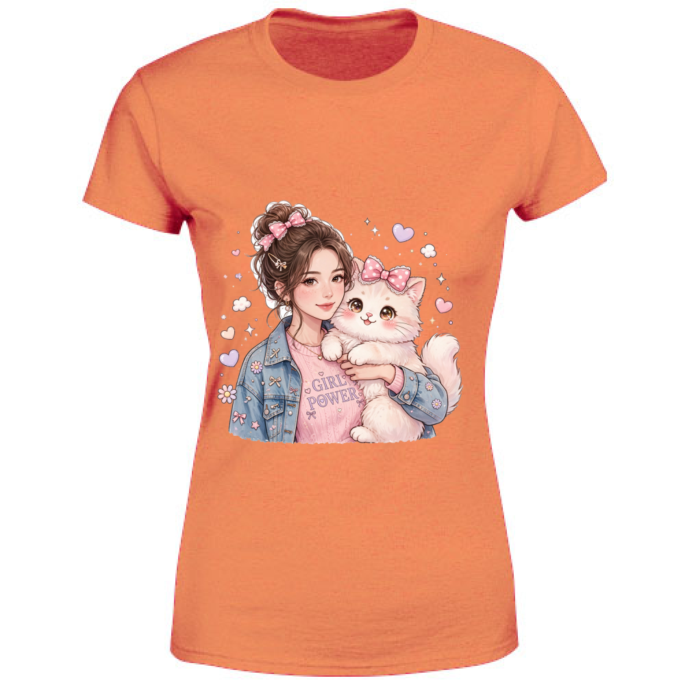 T-Shirt Donna Girl Power